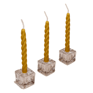 Twisted chime candles